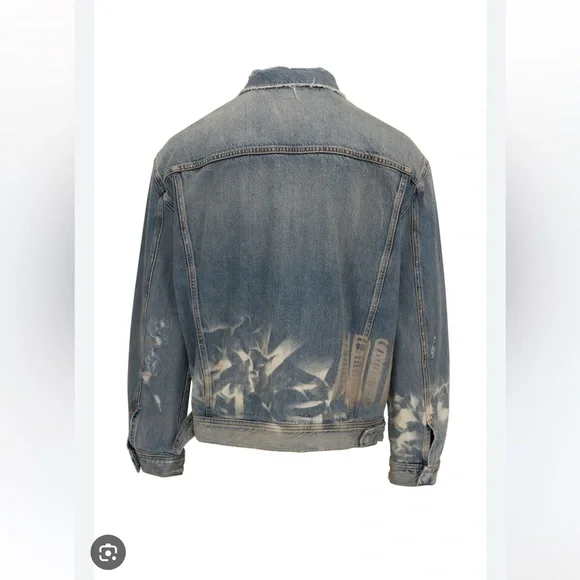 HUDSON Blue Vintage Trucker Jacket Size XL Men’s - Picture 12 of 12